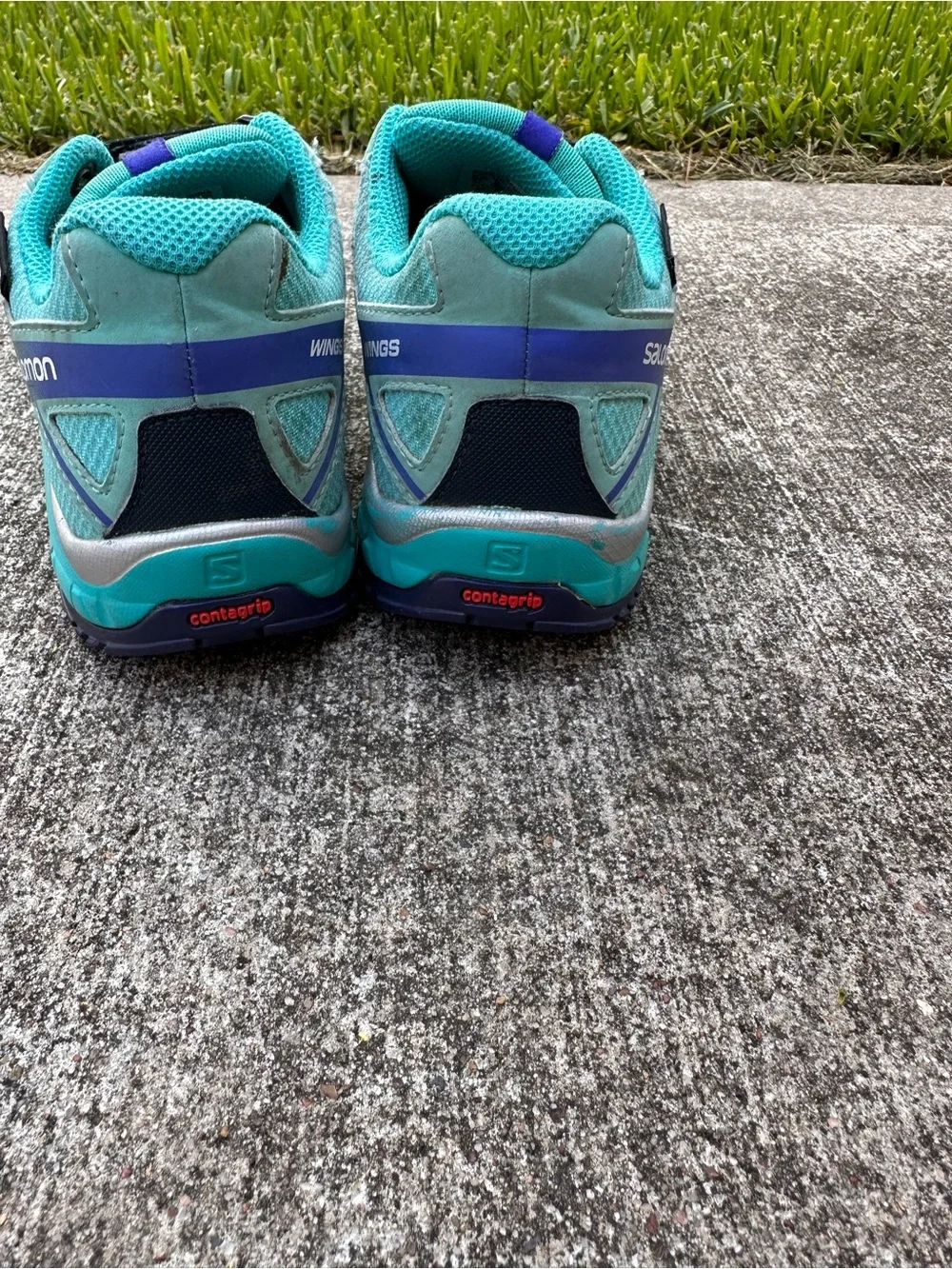 Salomon Junior XA Pro 3D Running Trail Hiking Shoes US 2 Contagrip Rubber (A26)
